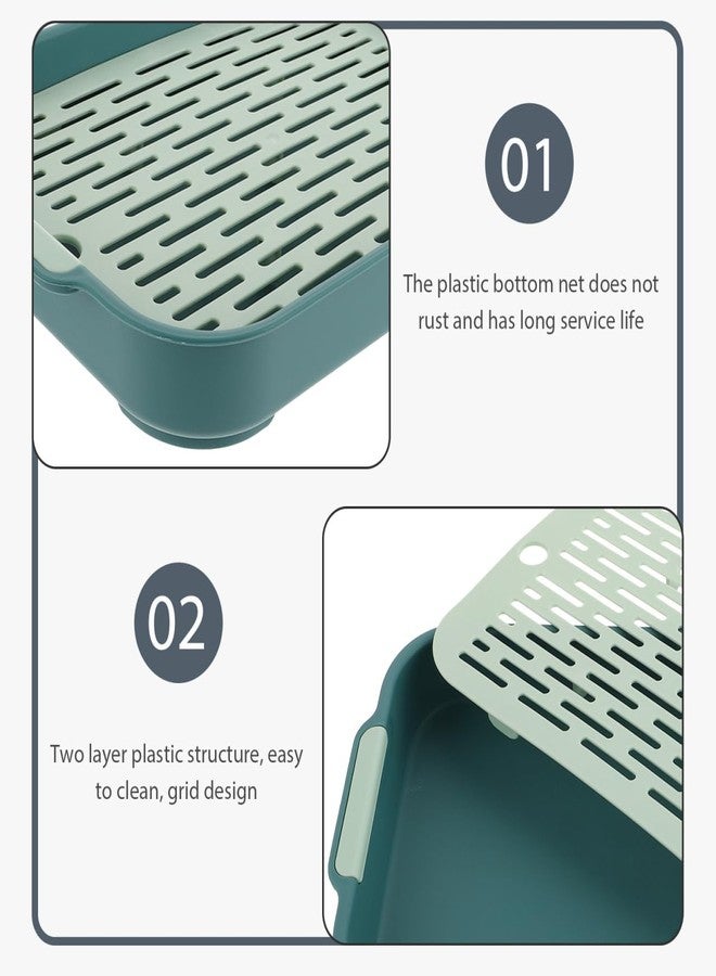CIYODO Pet Equipment Bunny Equipment Rabbit Urine Box Guinea Pig Litter Box for Indoor Outdoor Use - Image 5